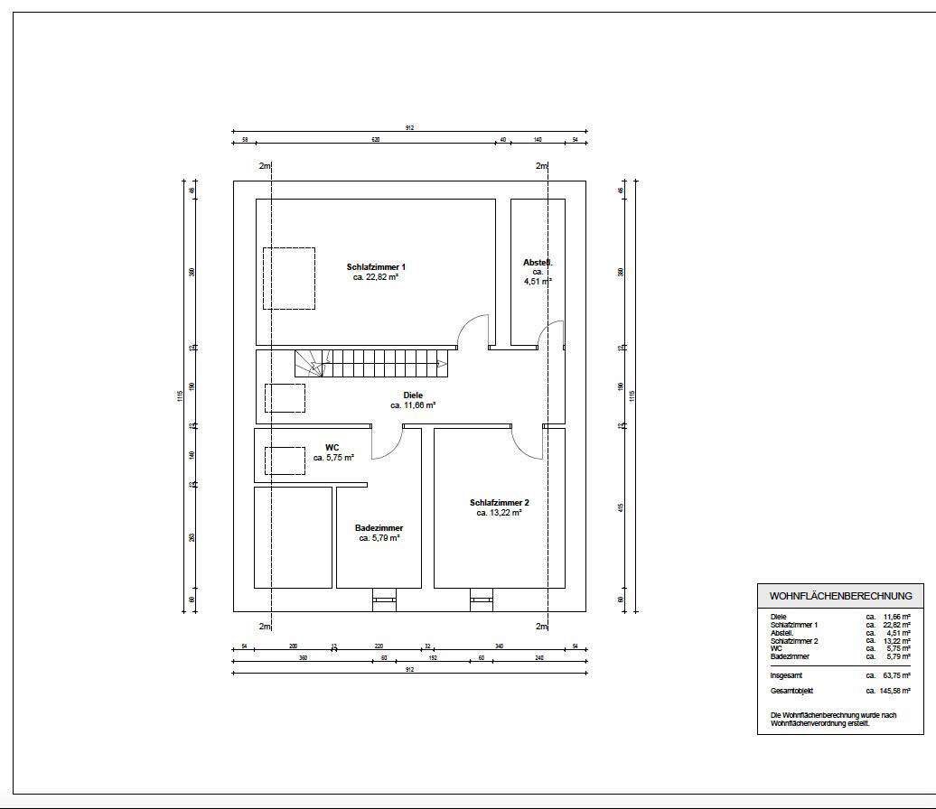 Grundriss Bauernhaus OG