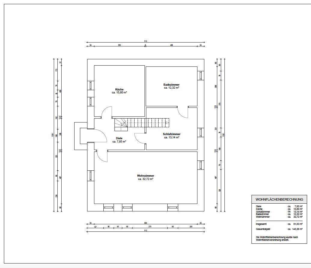 Grundriss Bauernhaus EG