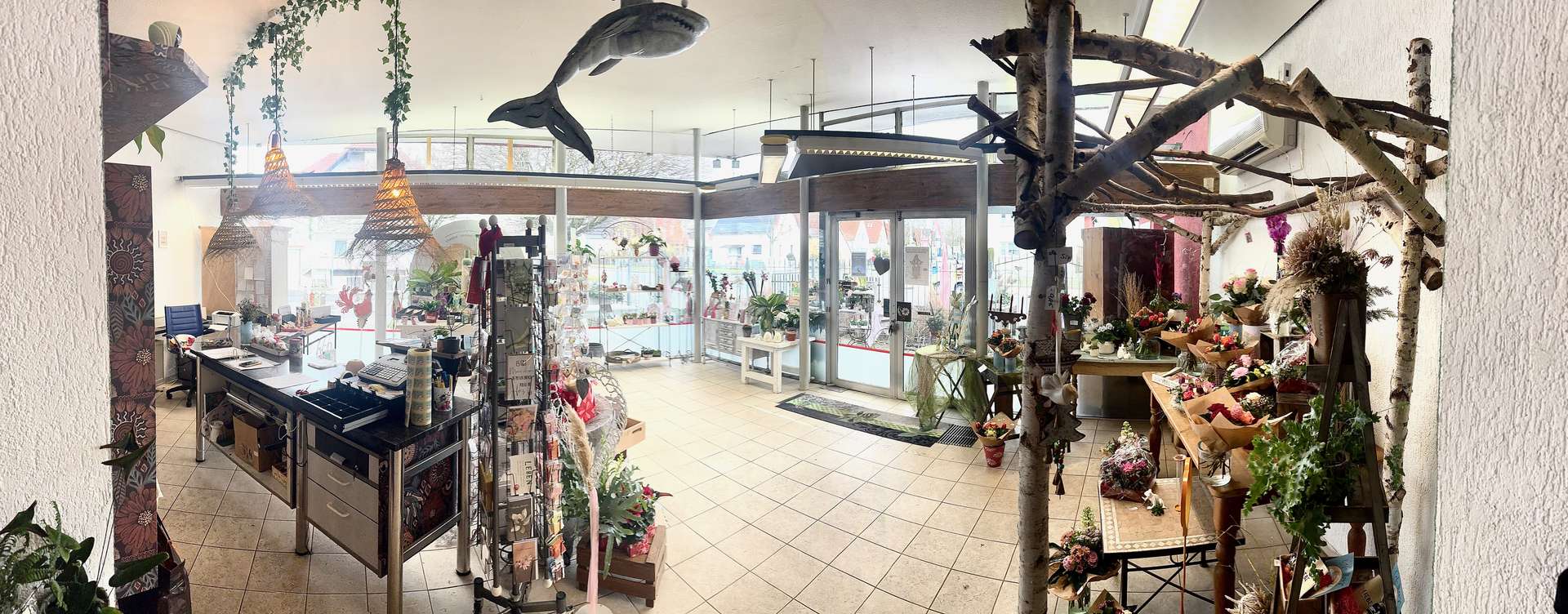 Verkaufsraum Blumengeschäft