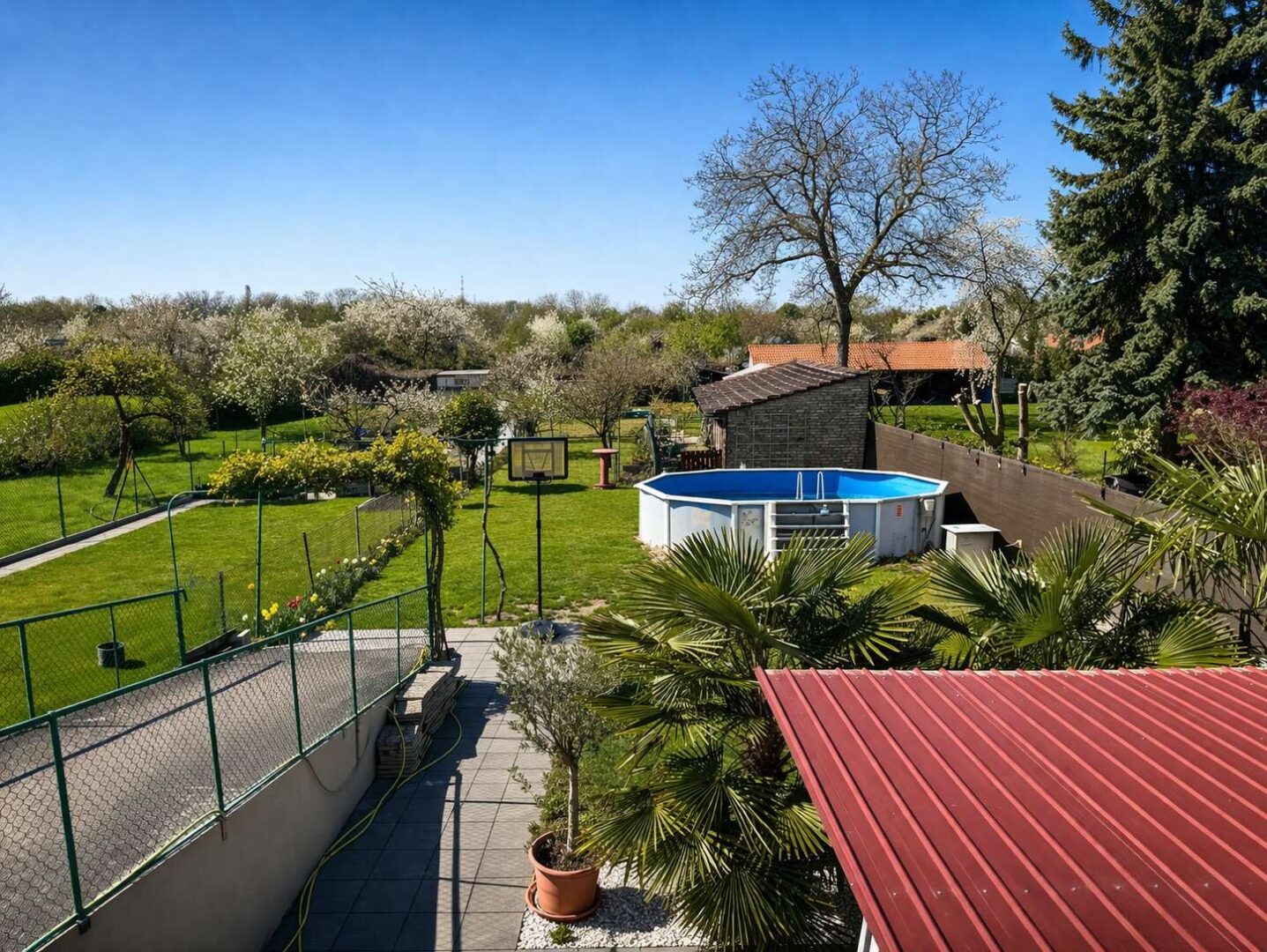 Garten - Aussicht Terrasse