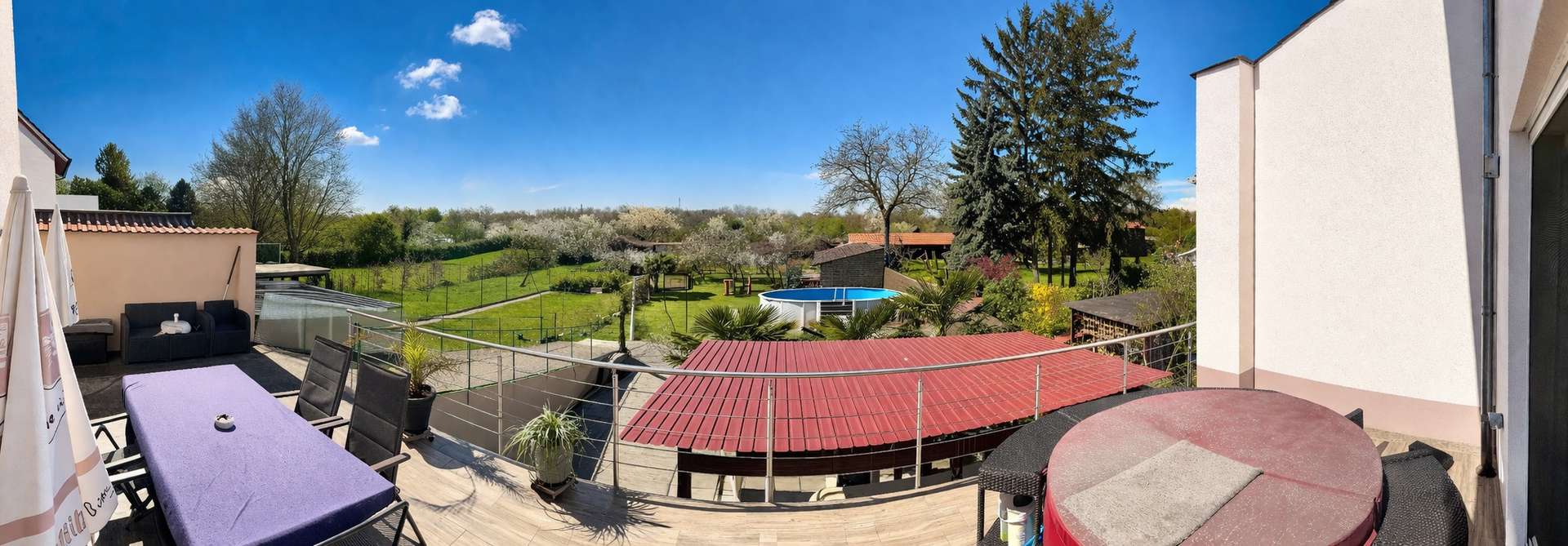 Terrasse - Panorama Aussicht